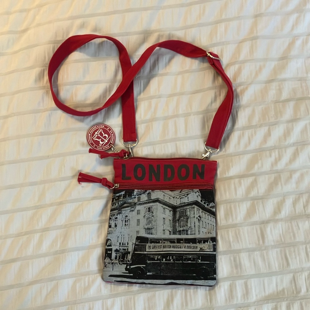 Robin Ruth Red and Black Crossbody Bag